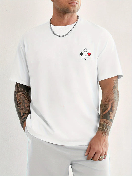 T-Shirt blanc anti-transpiration pour le poker - Stay Cool Under Pressure