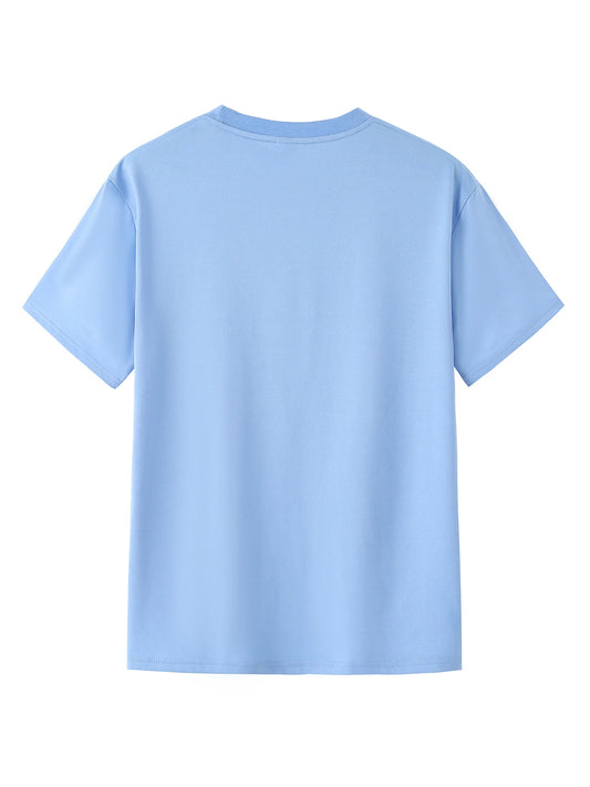 T-shirt anti-transpiration de poker bleu clair - Cool Look, Cooler Feel