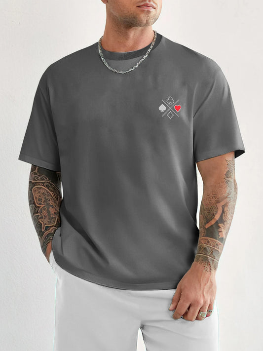 T-shirt gris anti-transpiration pour le poker -Stay Cool, Play Sharp
