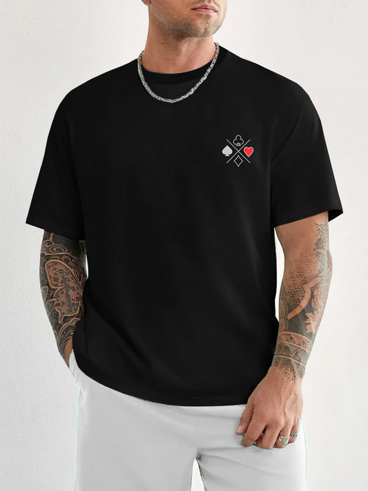 T-shirt anti-transpiration Black Poker - Stay Cool, Look Sharp