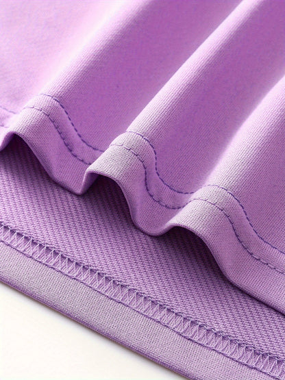 T-Shirt Purple Poker Anti-Transpiration -Play Cool, Look Sharp